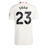 Dres Manchester United Luke Shaw #23 Rezervni 2023-24 Kratak Rukav